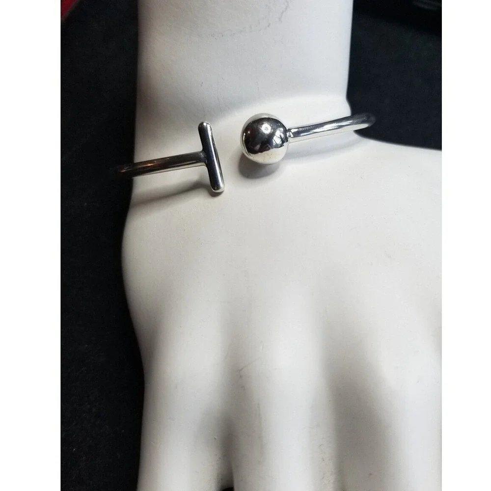 925 Sterling Talbots‎ Hinged Cuff Bracelet 7 inch